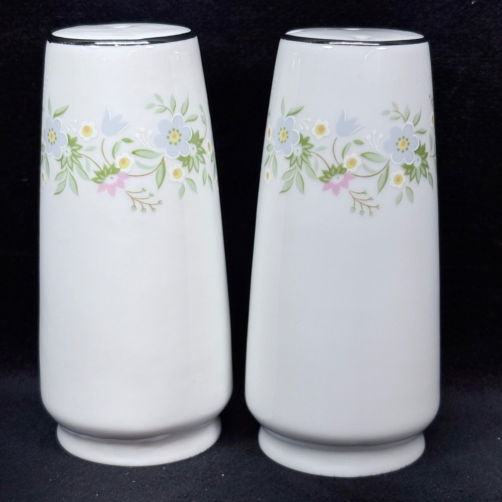 Johann Haviland Bavarian China‎ Forever Spring Salt & Pepper Shakers Floral - Picture 2 of 6